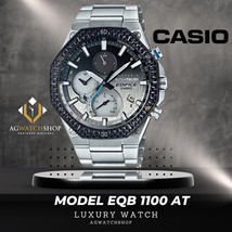 Casio Edifice Watch EQB-1100AT-2AJR Men&#39;s Scuderia Alpha Tauri Analog Waterproof - £103.84 GBP