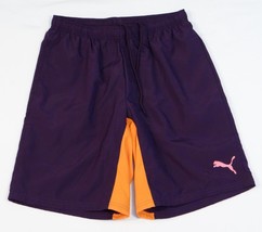 Puma Purple evoSpeed Fully Mesh Lined Woven Athletic Shorts Men&#39;s NWT - £31.89 GBP