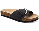 Style &amp; Co Women Footbed Slide Sandals Elisaa Size US 6.5M Black Faux Nu... - $24.75