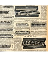 1969 Sears Harmonicas 1900 Repro Advertisement Musical Instruments DWU16G - $35.05 CAD