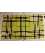 3 QUANTITY BUNDLE LOT YELLOW BLUE, PINK GREEN, PINK BLACK PLAID SCARVES ... - €28,89 EUR
