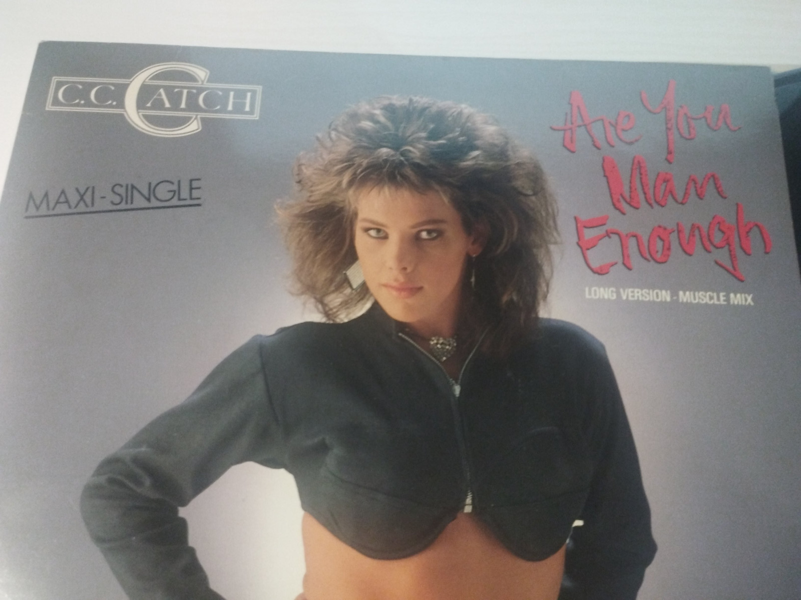 C.C.Catch Are You Man Enough 1987 Hansa Spain Press - Maxi LP vinyl 12 " VG/VG Item image 2
