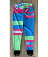 SHINESTY Ski Pants Womens / UNISEX SMALL NEW Stirrups Neon Colorful - £42.47 GBP