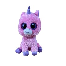 Ty Beanie Boos MAGIC the Unicorn 6&quot; Solid Eyes Plush 2012 Stuffed Animal - £11.67 GBP
