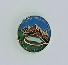 Vintage Pin Summer Mountain Tour GWRRA Cal. Chaps. M+O M/C Pin Hat Vest - $7.99