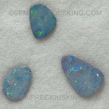 Natural Doublet Opal Freeform Sheen Play of Colors Australian VS Clarity Loose G - £36.96 GBP