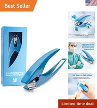 ClipperPro Omega Large Fingernail Clippers - Stylish Ice Blue with Curve... - $164.99