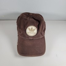 Adidas Strapback Hat Adjustable OS Brown Some Discoloration See Pics - $16.99