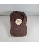 Adidas Strapback Hat Adjustable OS Brown Some Discoloration See Pics - $16.99