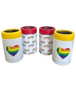 Set of 4 Bottle &amp; Can Double-Wall Insulater Drink Holder - Cooler 5&quot; PRI... - $33.77 CAD