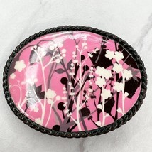 Jennifer Kent Designs Floral Upcycled Vintage Belt Buckle Made in USA - £15.48 GBP
