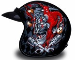 Daytona Joker Jester Clown 3/4 Open Face Motorcycle Helmet XS-2XL - $69.95+