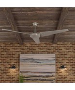 Industrial Ceiling Fan Commercial Outdoor Indoor 60&quot; Brushed Steel With ... - $190.77 CAD