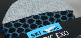 Salomon Nordic EXO Ski Crew XL Socks 1 Pair Union Blue and Black image 10