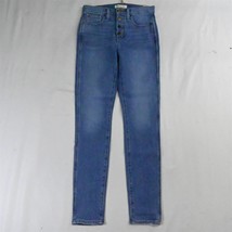 NEW Madewell 26 10&quot; High-Rise Skinny MA981 Light Stretch Denim Womens Jeans - $29.99