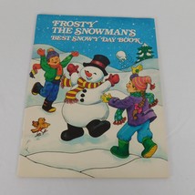 Frosty The Snowman&#39;s Best Snowy Day Book Activity Coloring Recipes Kids Vintage - £9.20 GBP