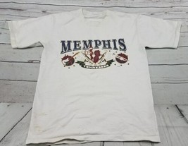 Vintage Shirt Size Medium Memphis Tennessee T-Shirt Jazz Music Print Gra... - £31.15 GBP
