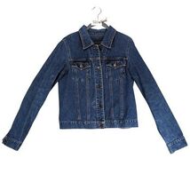 Vtg Abercrombie &amp; Fitch Trucker Denim Jean Jacket Men&#39;s M Streetwear Y2K... - $39.09 CAD