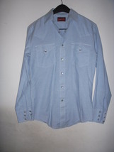 Vintage Ranchaire Pearl Snap Button Long Sleeve Shirt Men&#39;s SZ S Chambra... - $13.86