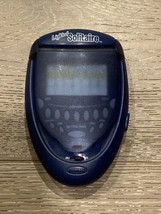 LIGHTED SOLITAIRE electronic game WORKING Radica Blue handheld No Batter... - $18.00