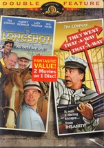 TIM CONWAY dbl. ftr. (dvd) *NEW* Longshot / They Went That-a-Way &amp; That-a-Way - £14.09 GBP