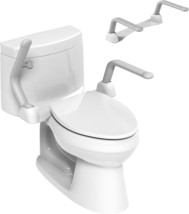 Toilet Safety Rails, Foldable Toilet Handrail, Easy Installation Heavy Duty - £120.63 GBP