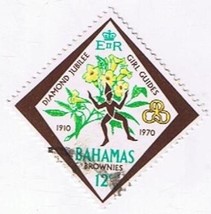 Stamps Bahamas Diamond Jubilee Girl Guides Brownies USED - £0.57 GBP