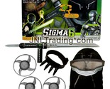 Year 2006 GI JOE Sigma 6 SNAKE EYES Ninja Battle Set with Mask, Electron... - £64.94 GBP