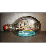 Model SHIP in BOTTLE Golden Hind Haig Scotland Nautical Maritime Vintage... - $45.00