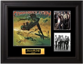 Commander Cody &amp; His Lost Planet Airmen Band Signed lp - £281.49 GBP