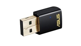 ASUS USB-AC51 AC600M Dual-Band USB 2.0 802.11a/b/g/n/ac Wi-Fi Adapter Dongles - £15.78 GBP