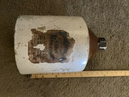 Antique Stoneware Jug Bluegrass elle cider Vinegar Jones bros. Louisvill... - $108.90