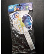 Disney Pixar insideOut 12 party toppers Birthday,cupcakes,goodie bags In... - $93.89 MXN
