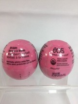 (2) eos Smooth Lip Balm Sphere Strawberry Sorbet Lip Balm .25oz - £8.01 GBP