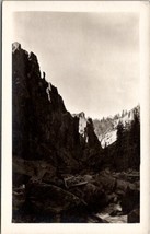 RPPC Big Horn Mountains Wyoming Tongue River Box Canyon Postcard X4 - £9.38 GBP