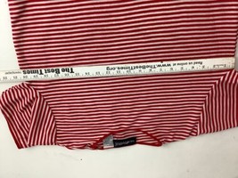Sag Harbor stripe top shirt PM Red And White - £8.64 GBP