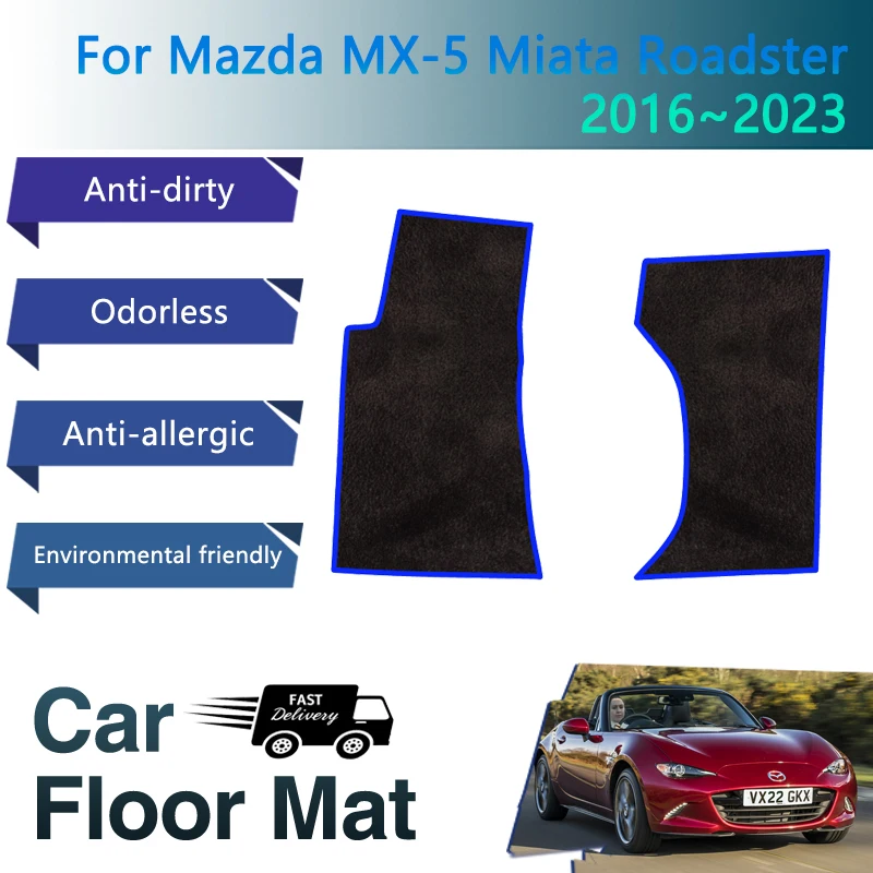 Luxury Car Floor Mats For Mazda MX-5 Miata MX5 MX 5 Mazda Roadster ND 2016~2023 - £32.12 GBP+