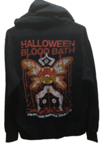 Flaming Lips Halloween Blood Bath Peace Paranoia 2013 Tour Black Zip Hoodie S - £43.38 GBP