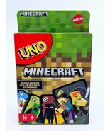 Minecraft UNO Card Game Mattel Creeper Special Rule TNT Party Gift - $17.37