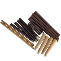 Large 26pc Lot of Vintage Mid-Century Wood Furniture Legs 8&quot; 18&quot; 14.5&quot; 8... - $1,727.89 MXN