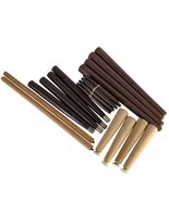 Large 26pc Lot of Vintage Mid-Century Wood Furniture Legs 8&quot; 18&quot; 14.5&quot; 8... - $1,727.89 MXN