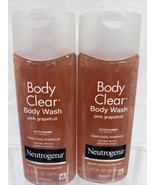 (2) Neutrogena Body Clear Body Wash 8.5 Oz. Micro Clear Pink Grapefruit - £10.94 GBP