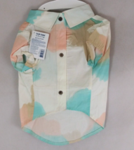 NWT Top Paw Tie Dye Button Up Collared Dress Shirt for Dogs Size Medium - $147.09 MXN