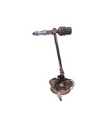 Vintage Brass Weighted Desk Lamp with 2 Adjustment Arm - $774.20 MXN