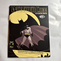 2019 WonderCon Anaheim Program / Schedule Souvenir Book Batman DC Cover - €8,56 EUR