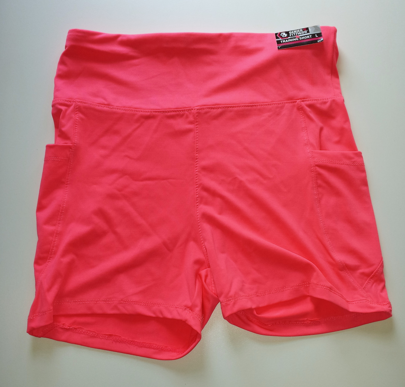 Series 8 Fitness Hot Pink Training Shorts L - $4.00