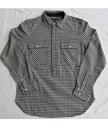 J. Crew Men&#39;s 1/2 Zip Cotton Flannel Shirt Si... - $367.41 MXN