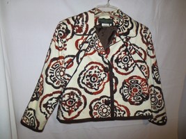 Gorgeous Ladies Tan  Blazer Jacket By Harve Bernard Size 10P Lined - £19.64 GBP