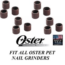 12 pc Oster Pet Grooming Nail Grinder Trimmer FINE&amp;MEDIUM SANDING GRINDI... - £19.76 GBP