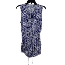 LAMade Blue Patterned Romper Small New - $26.04